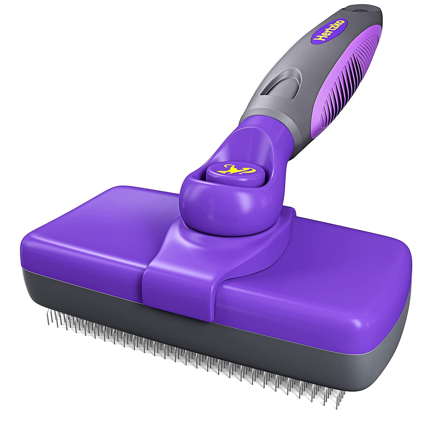 Hertzko Self-Cleaning Slicker Brush for Dogs and Cats